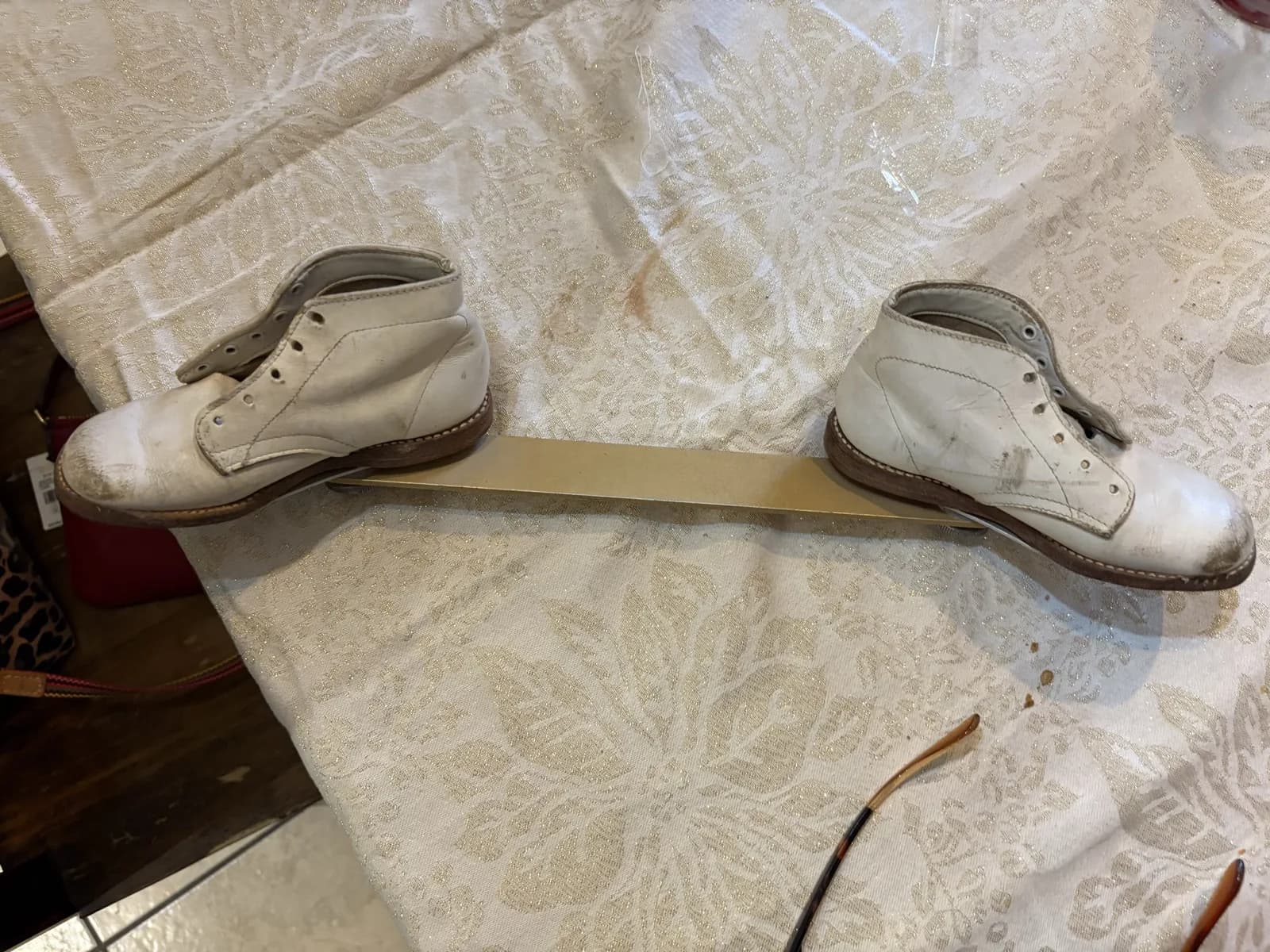 The brace Ida wore for the first two years of her life.